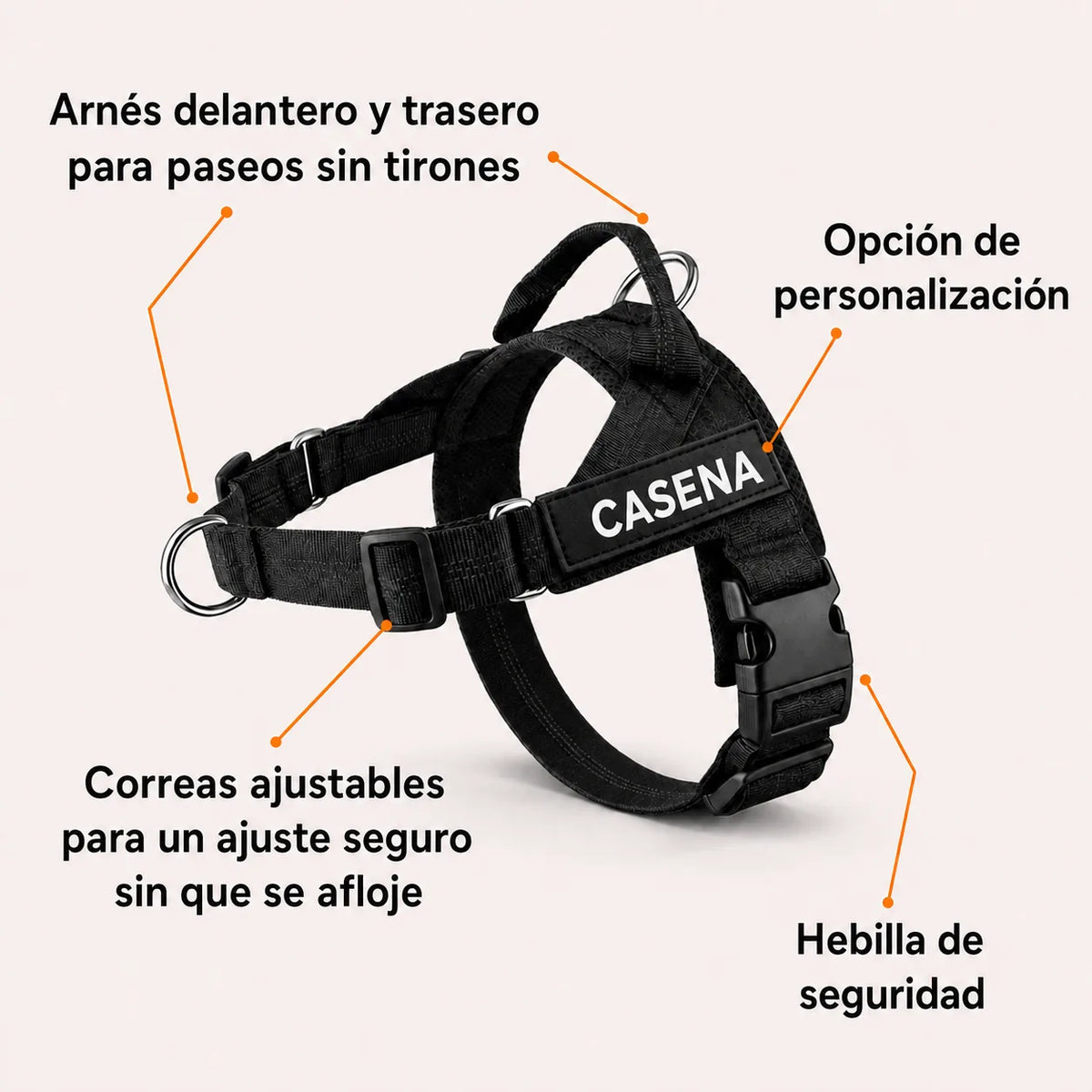 Arnés antitirones Casena